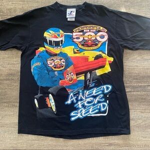 1998 Vintage Track Gear T-shirt Indy 500